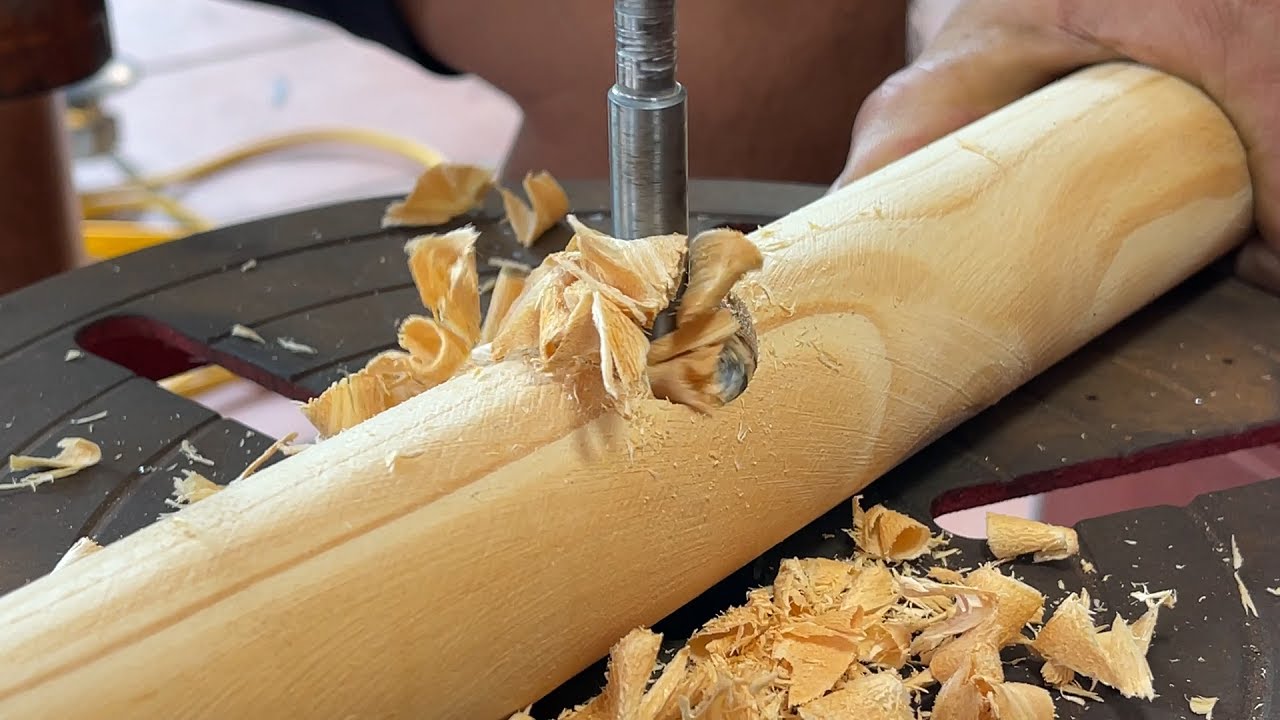 The Most Great and Unique Idea From Round Wooden Slats // Build a Very Strong and Delicate Tea Table