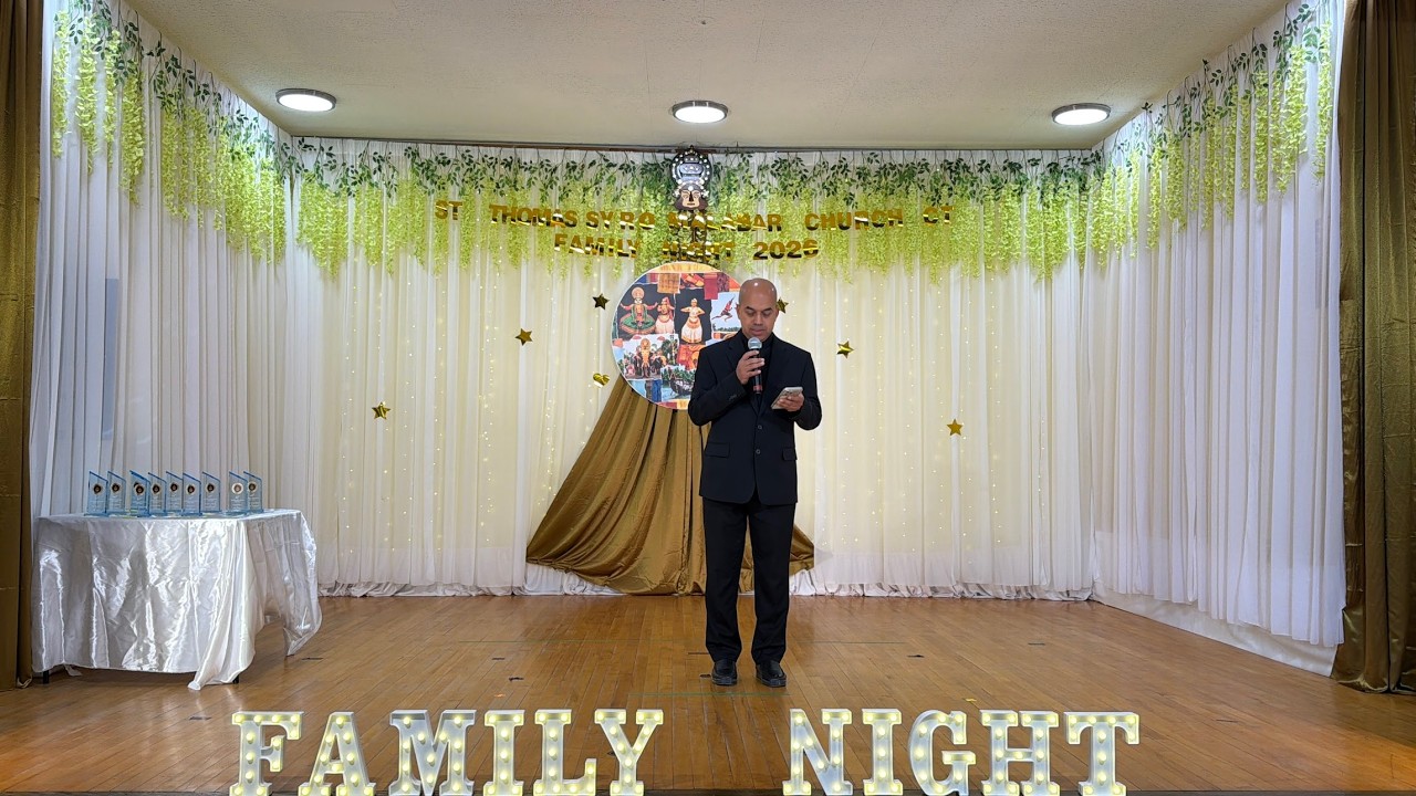 Syro Malabar Hartford - 2026 Family Night - Welcome by Fr. Joseph Pullikattil and Sanjay Joseph