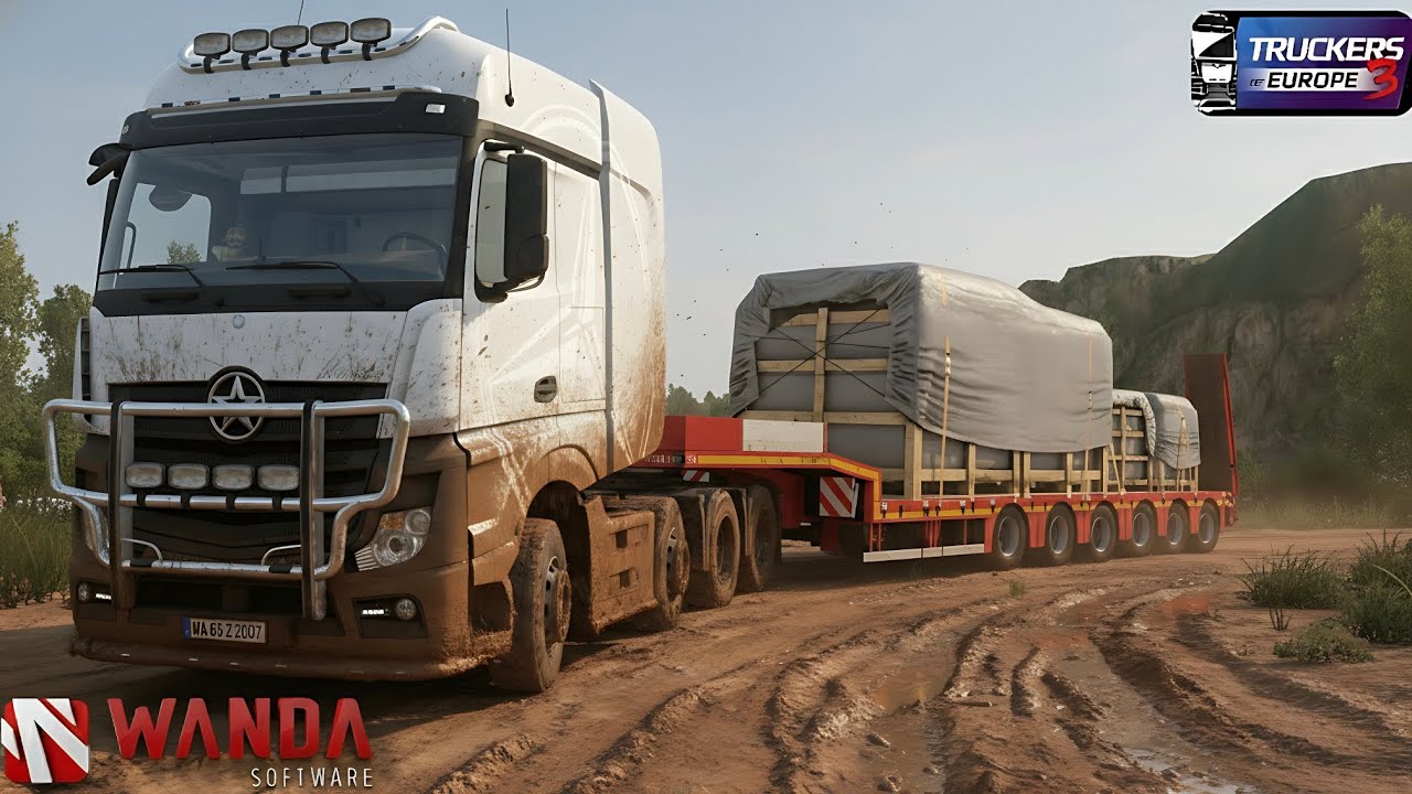 Machine Parts Delivery to Quarry 🏞️ Offroad ✅ |Truckers of Europe 3 | Smooth full gameplay |#truck 