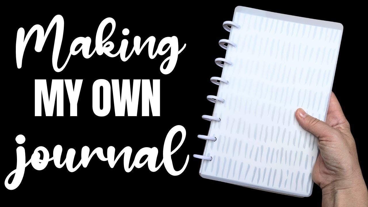 MAKING MY 2025 HALF LETTER JOURNAL DISCBOUND - DIY HAPPY PLANNER