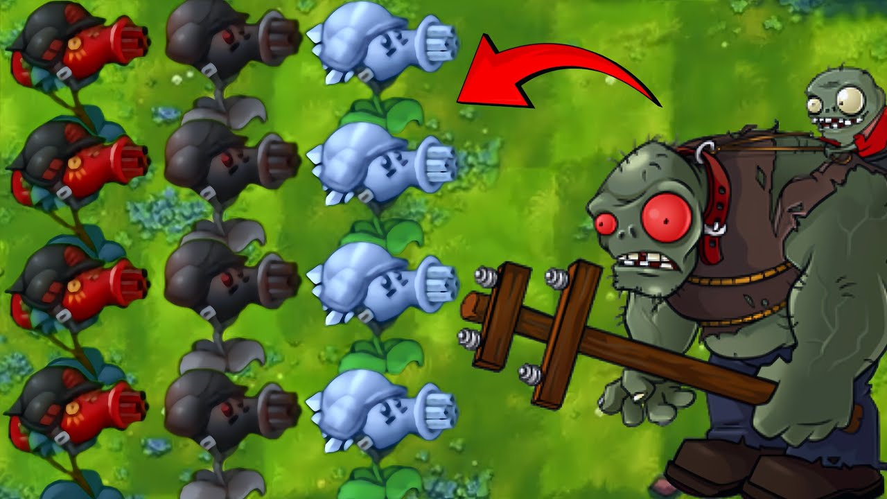 PvZ Fusion Cherry Peashooter VS Doom Peashooter VS Ice Peashooter | Who will Win?