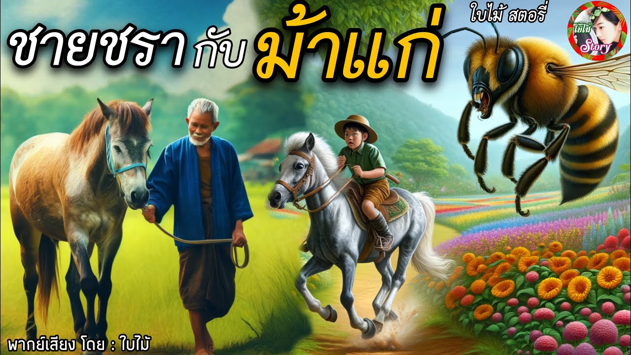 นิทานเรื่อง | ชายชรากับม้าแก่ VS ประตูวิเศษ | @BaimaiStory1