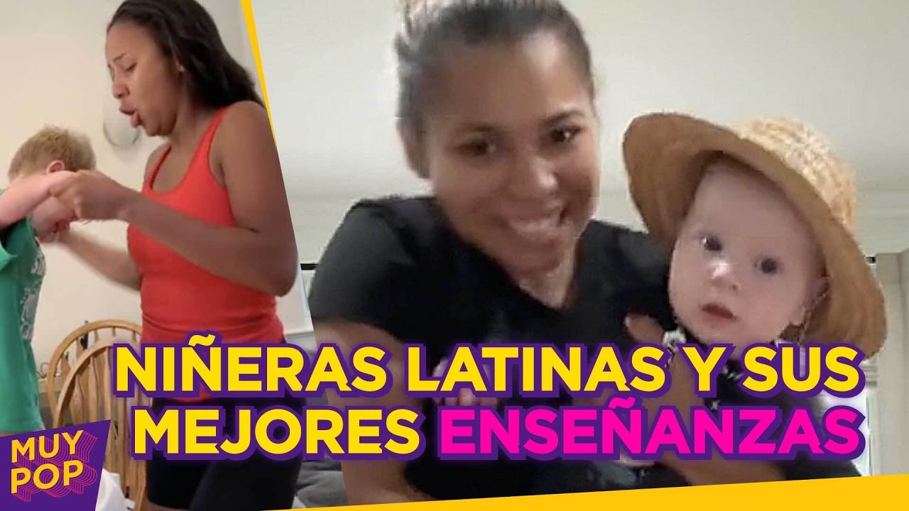 Niñeras latinas cuidando a niños extranjeros: les enseñan a bailar cumbias, comer picante y más
