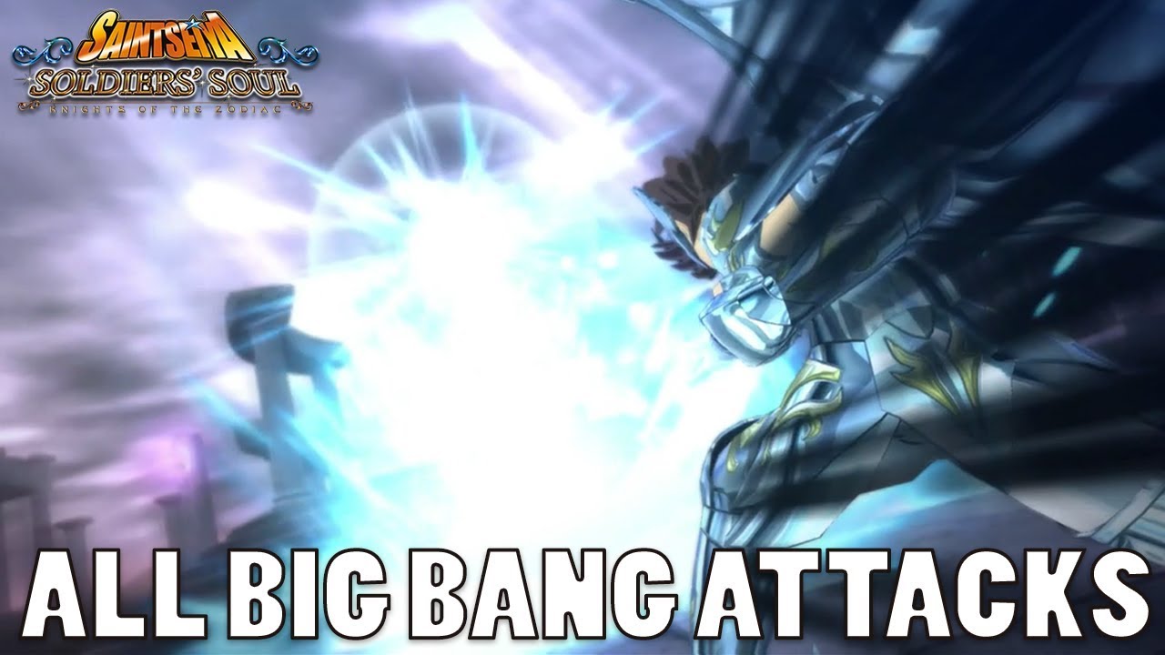 Saint Seiya: Soldier's Soul - All Big Bang Attacks (ENGLISH SUB)
