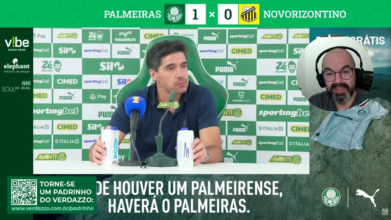 REACT Coletiva Abel Ferreira - Palmeiras 1x0 Novorizontino