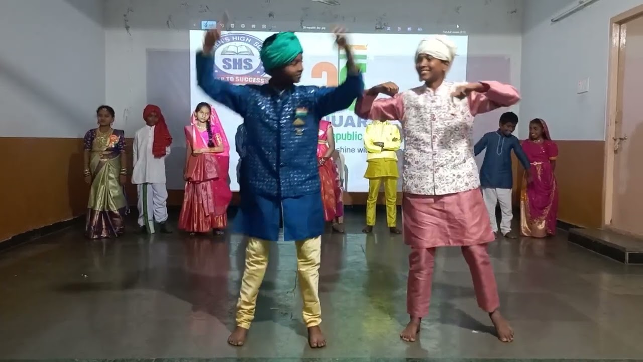 The Cultures of Five Different states (Republic Day Dance Performance of High School students)