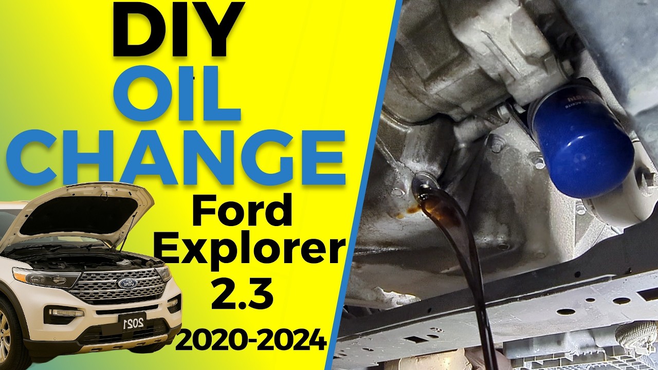 Ford Explorer Oil Change How-to (2020–2024) | Step-by-Step DIY Guide explorer 2.3L oil change