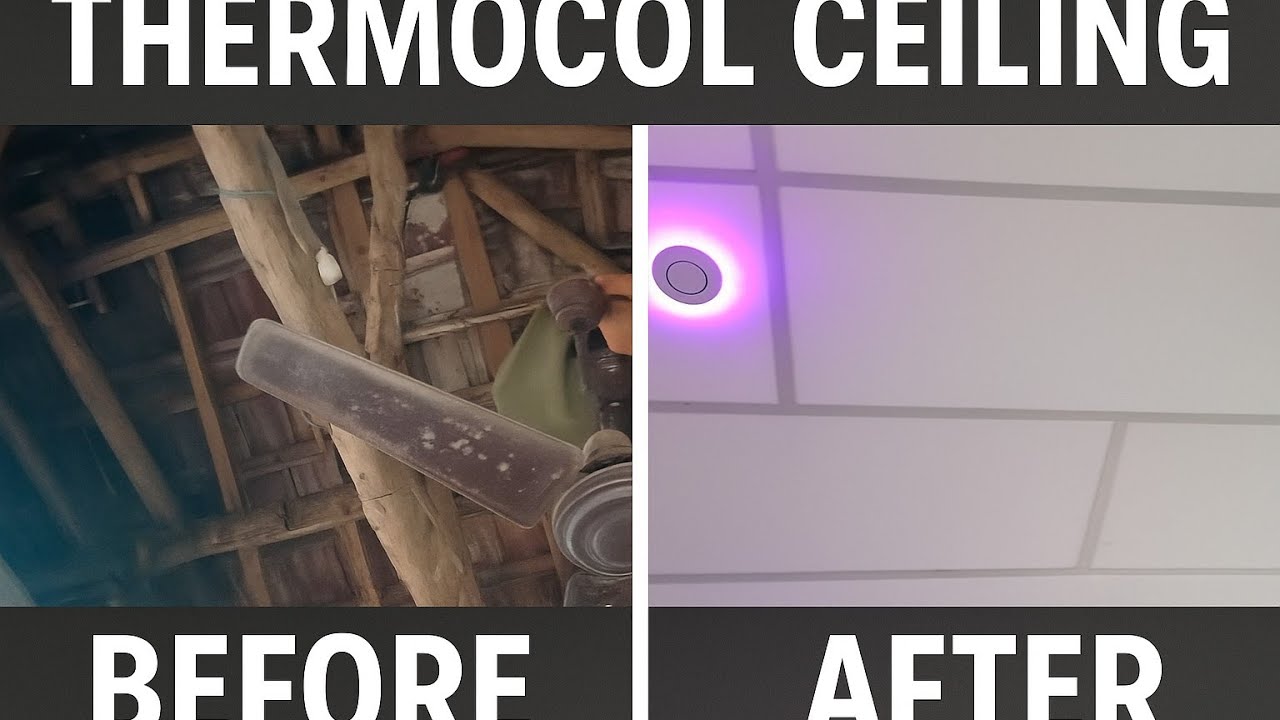 How to Install Thermocol Ceiling Step-by-Step | Easy DIY Guide