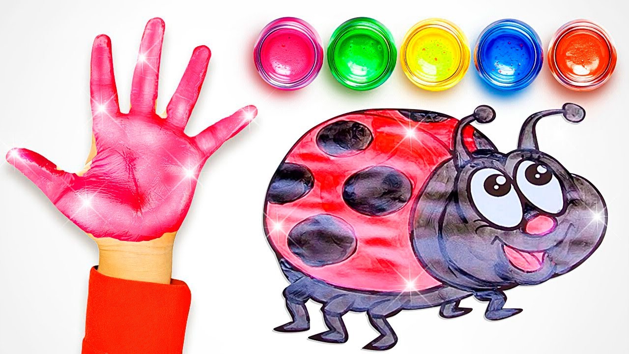 Let's Paint Animals with Fingers | Explore Animals & Colors | Fun Video for Kids & Toddlers