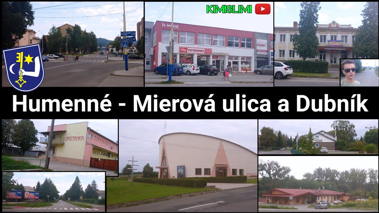 Humenné - Mierová ulica a Dubník
