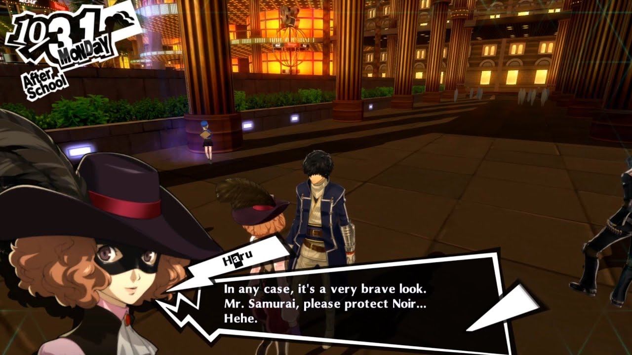 Persona 5 - Haru Costume Dialogue (ENG)