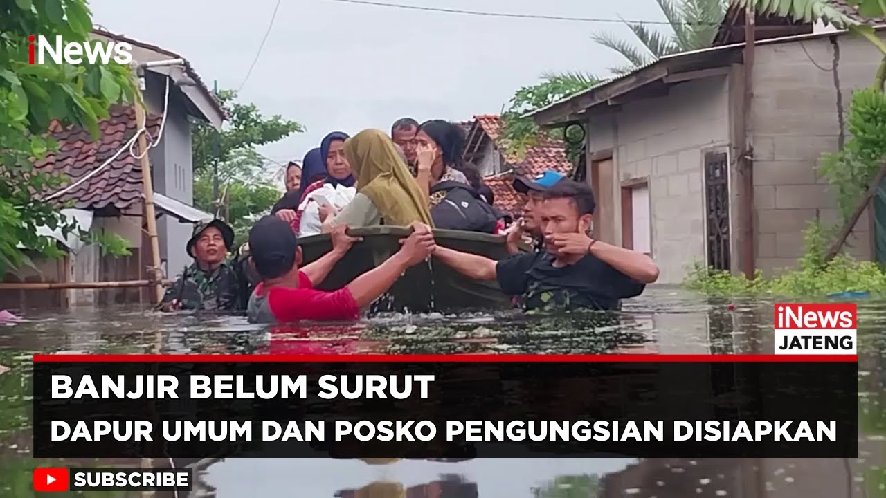 Banjir Belum Surut, Pemerintah Pekalongan Maksimalkan Pompa dan Evakuasi Warga | iNews Jateng