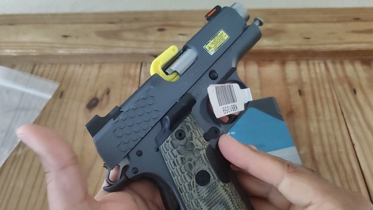 Kimber KHX ULTRA custom 9mm 1911w/Solace holster #kimber #edc #1911 #unboxing
