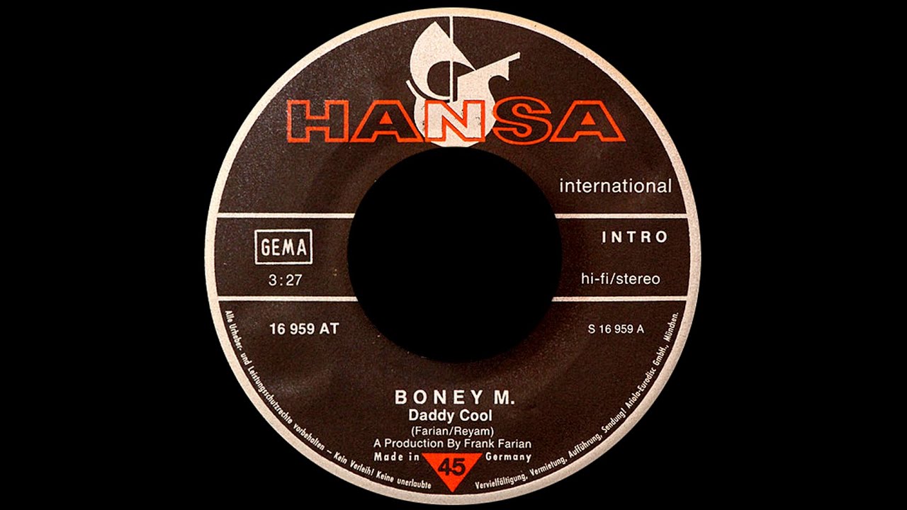 Boney M ~ Daddy Cool 1976 Disco Purrfection Version