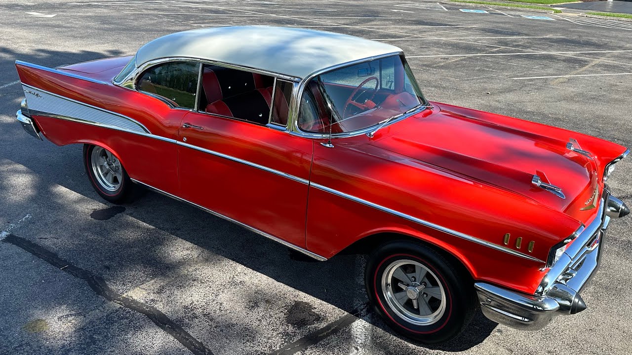 Тест-драйв Chevrolet Bel Air 1957 года, 2-дверный хардтоп, ПРОДАН за 34 900 долларов, Maple Motor...