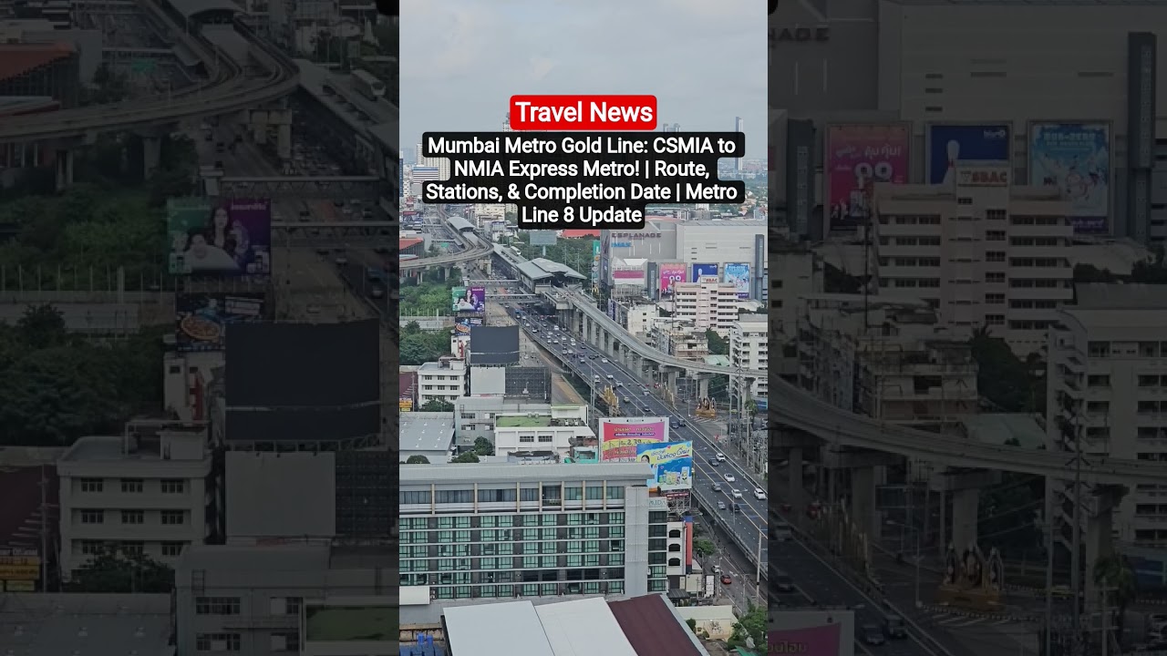 CSMIA to NMIA Express Metro Gold Line! | Route, Stations, & Completion Date #shorts #metro
