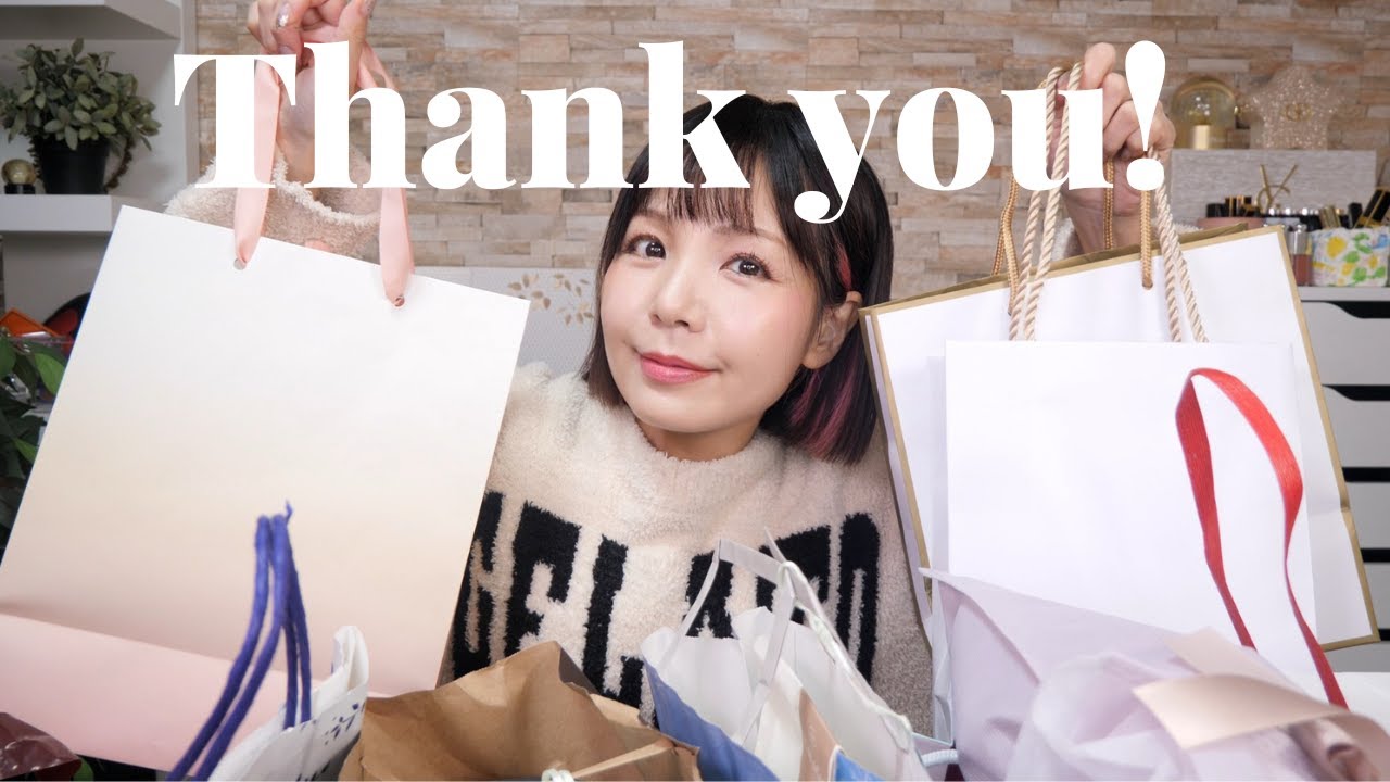 新年会でいただいたプレゼント開封！みんな本当にありがとう（涙）