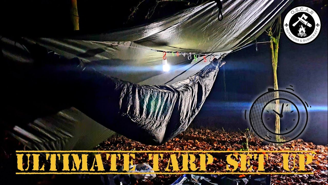 How to Set Up your Tarp for Quick Deploy | Tips for Hammock Campers