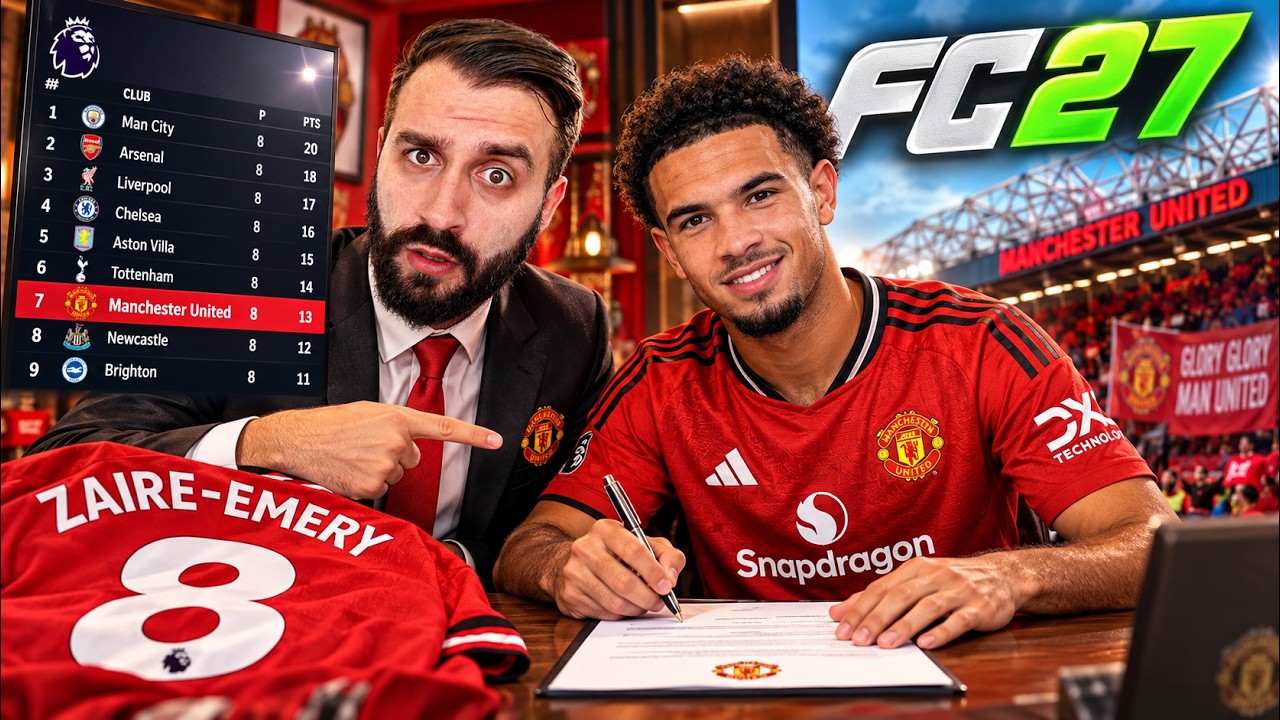 Спасаю МАНЧЕСТЕР ЮНАЙТЕД в НОВОМ РЕЖИМЕ КАРЬЕРЫ FC 27
