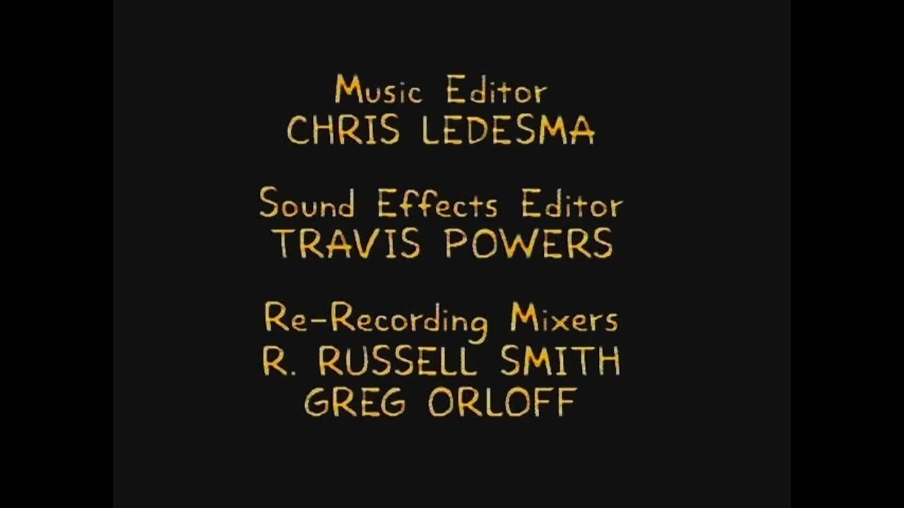 The Simpsons (1995) credits Who shot mr burns part 2