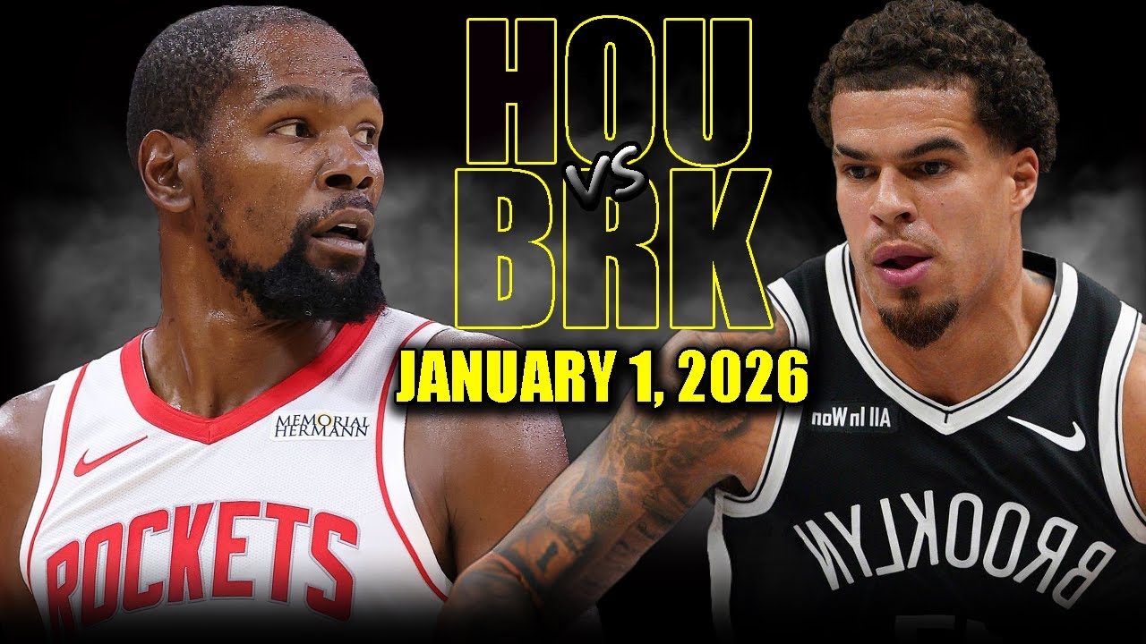 Houston Rockets vs Brooklyn Nets Full Game Highlights &ndash; January 1, 2026 | NBA Season