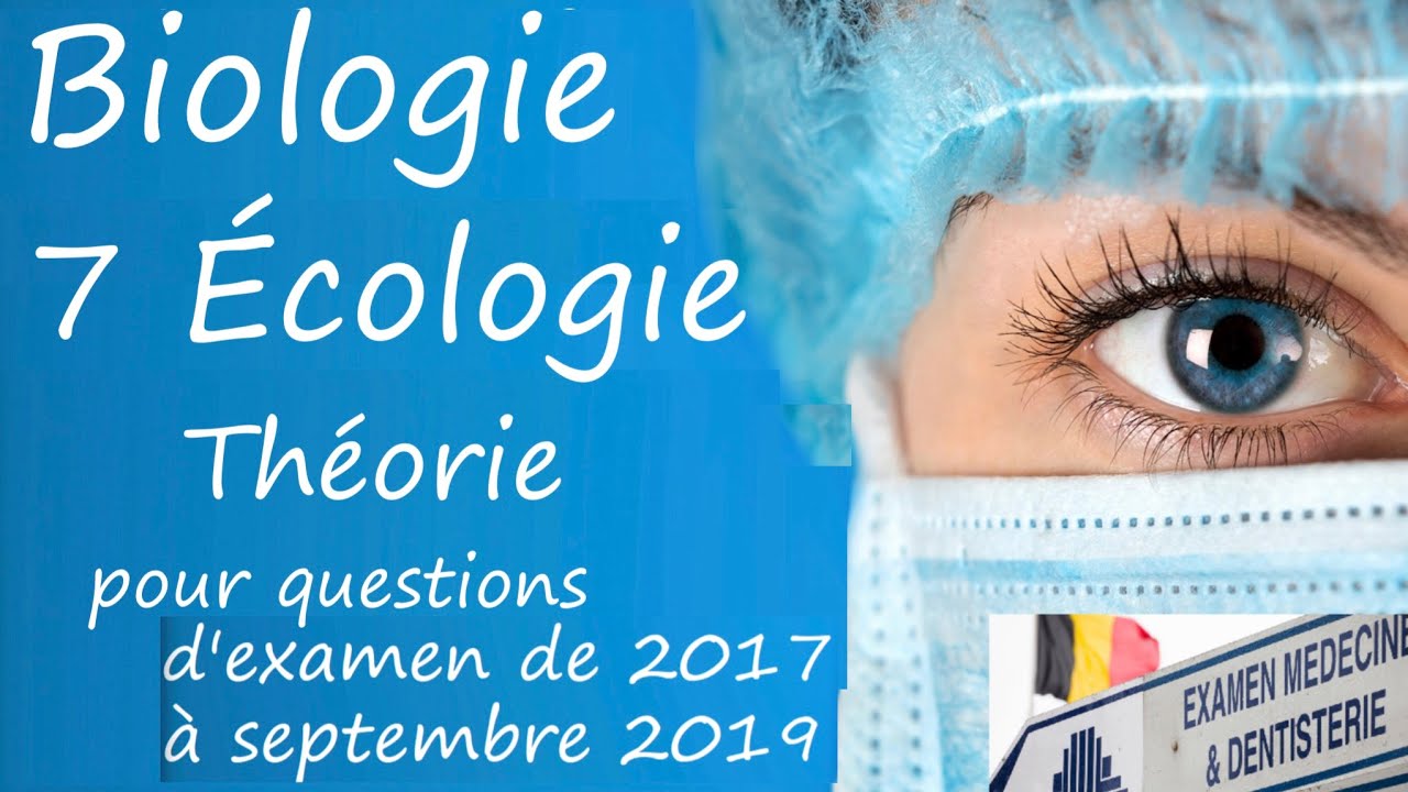 EXMD Biologie Théorie 7 Ecologie