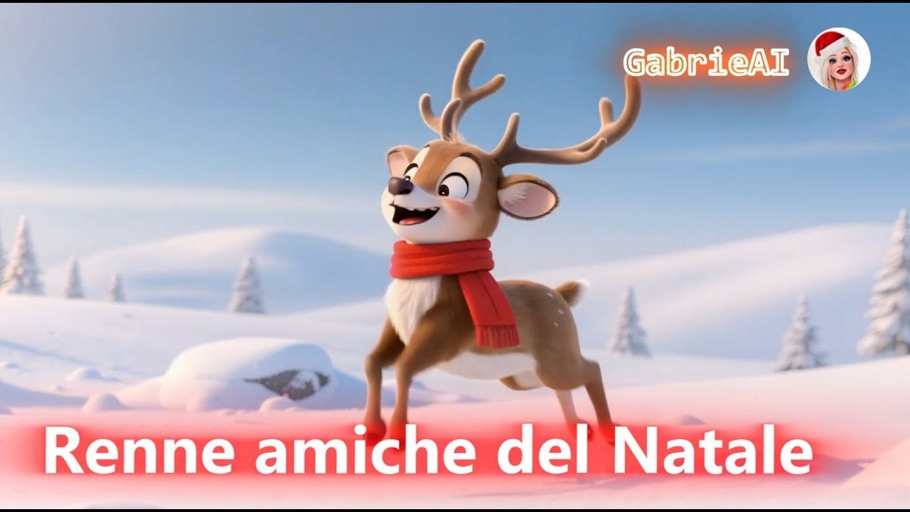 Mini Compilation per bambini - Renne Amiche del Natale (GabrielAI)
