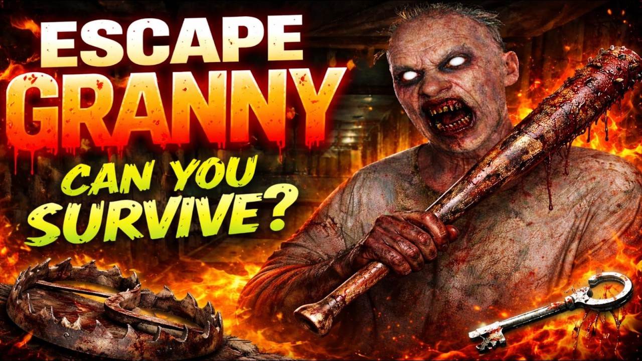 👉Can You Escape GRANNY Without😱 MakingNoise? #granny #grannyvsgrannygame #granny3 #verticallivefeed