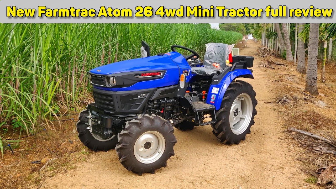 Farmtrac Atom 26 4wd mini tractor full review | Features and mileage | Agriculture INDIA