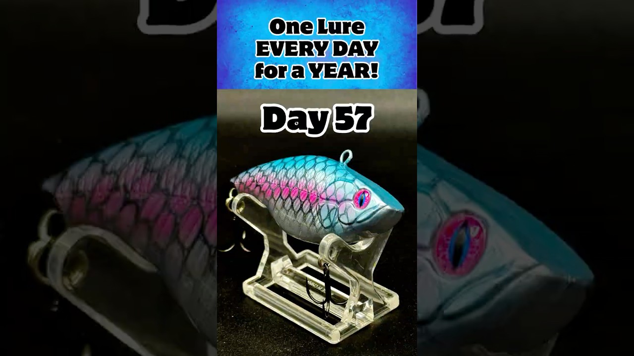 Day 57 - Custom Lure Painting  - One Year Challenge 