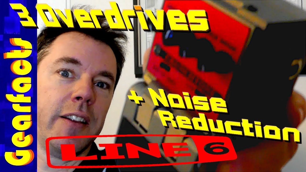 Line 6 Crunchtone: Three Overdrive pedals in one PLUS noise reduction
