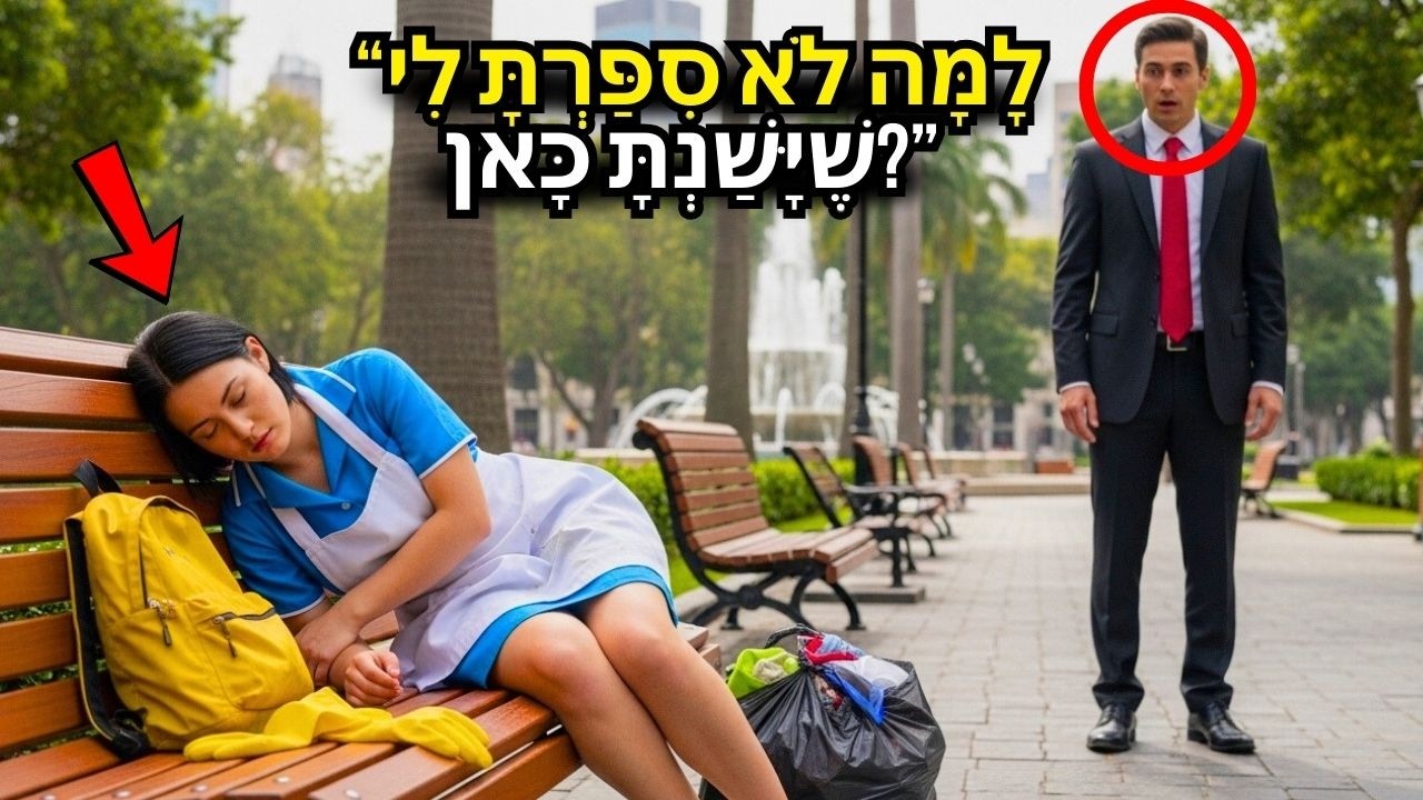 המיליונר תופס את המנקה שלו ישנה ברחוב, מה שהוא עושה אחר כך משנה הכול!