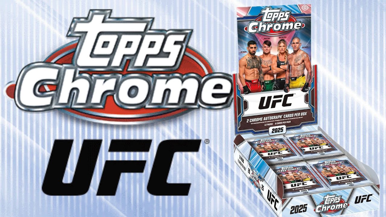 2025 Topps Chrome UFC Release Day! | $199 1 Box, 12 Packs, 2 Autographs | Hobby Box