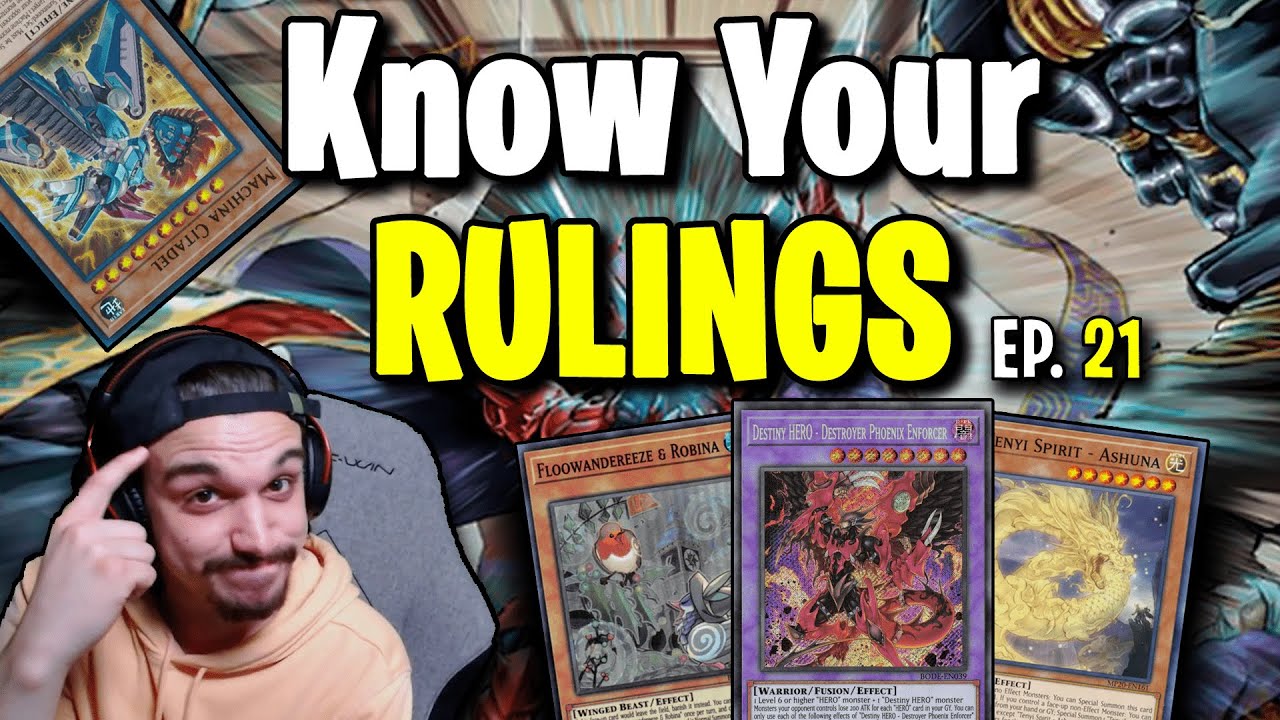 Destroyer Phoenix Enforcer, Floowandereeze & Swordsoul Rulings | Know Your Yu-Gi-Oh Rulings (EP. 21)