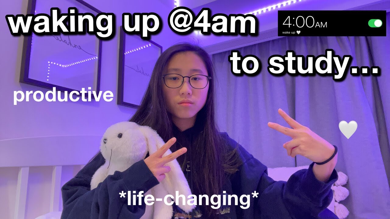 4AM STUDY VLOG: 