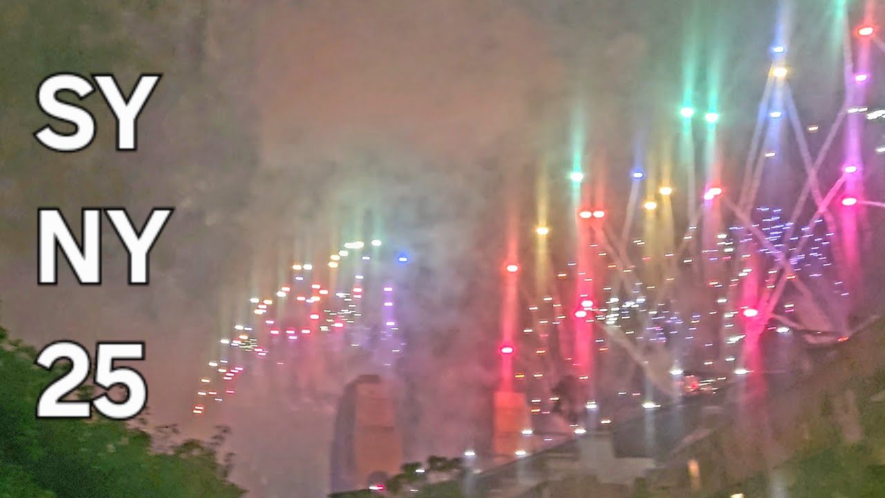 HAPPY NEW YEAR 2025 || SYDNEY FIREWORKS