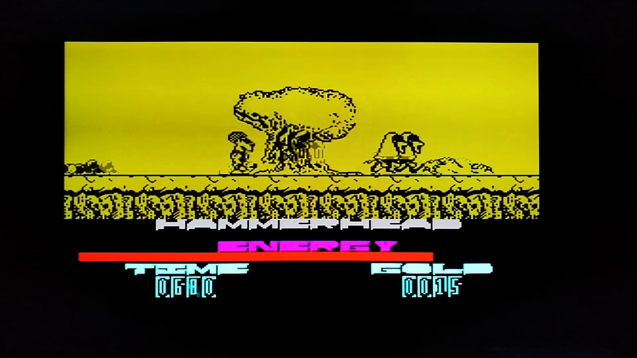 Hammerhead on the zx spectrum Unemulated gameplay video and review.