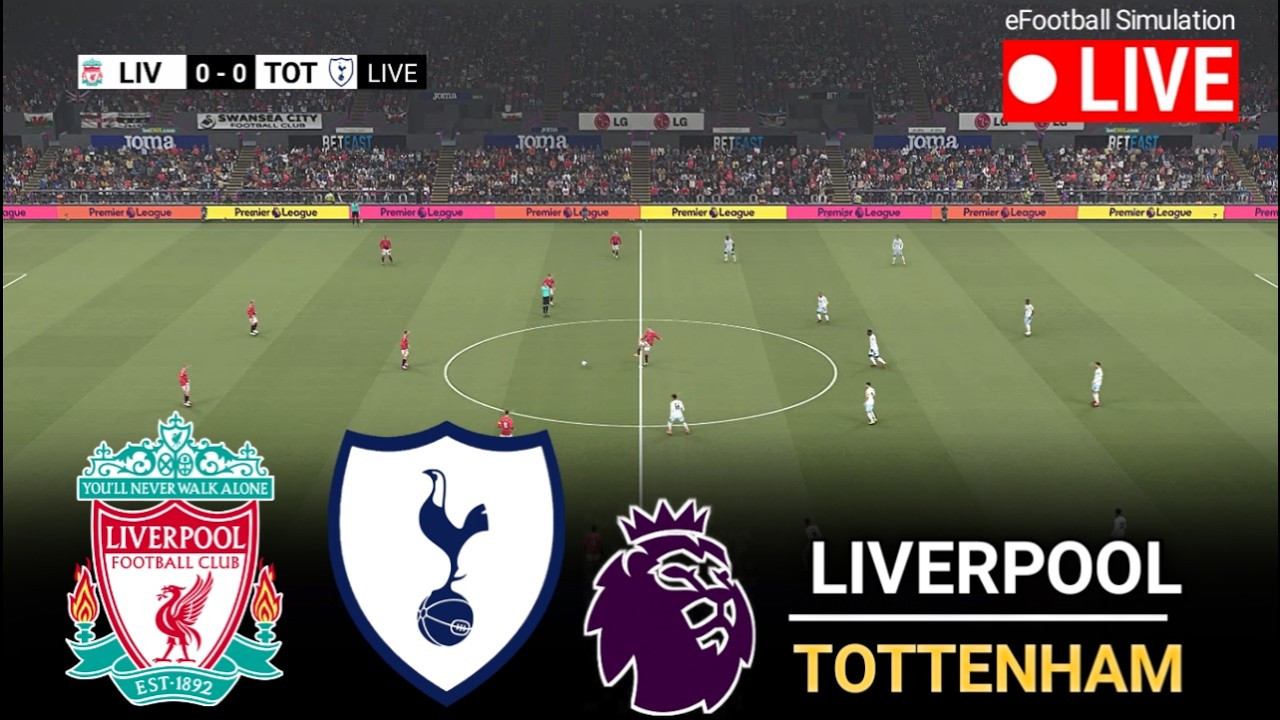 🔴LIVE- Liverpool vs Tottenham l England Premier League 2026 l eFootball Pes 21 Game Video Simulation