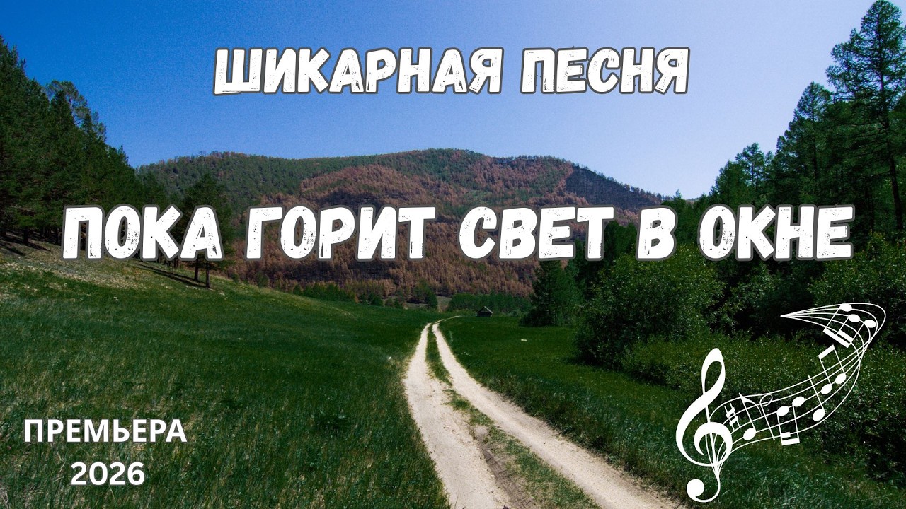 ШИКАРНАЯ ПЕСНЯ, КОТОРАЯ ТРОГАЕТ ДО СЛЁЗ | ПОКА ГОРИТ СВЕТ В ОКНЕ | ПРЕМЬЕРА 2026