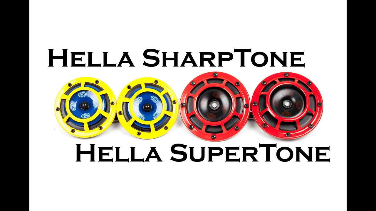 Hella Sharptone vs Hella Supertone Sound Comparison