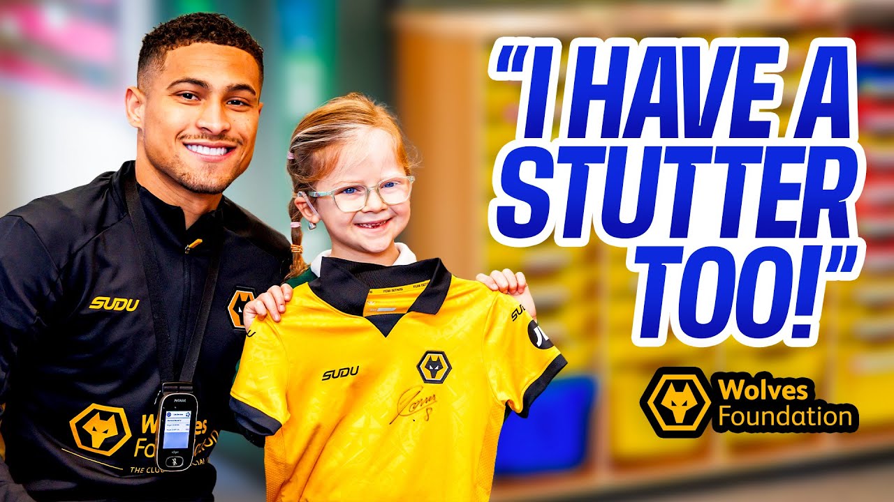 Joao Gomes' inspirational visit to children with speech and language differences!