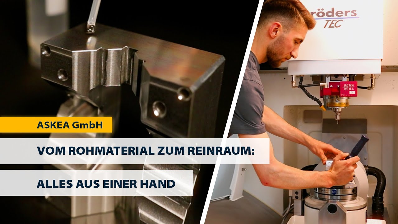 Vom Rohmaterial zum Reinraum: So entsteht Präzision bei ASKEA Feinmechanik