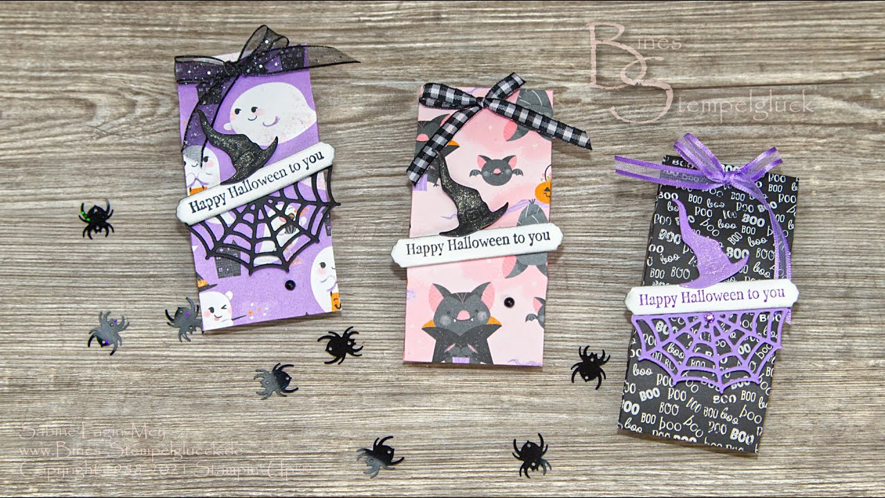 Schnelles Halloween Goodie basteln・Gastgeschenk・Frightfully Cute ・Stampin’ Up!