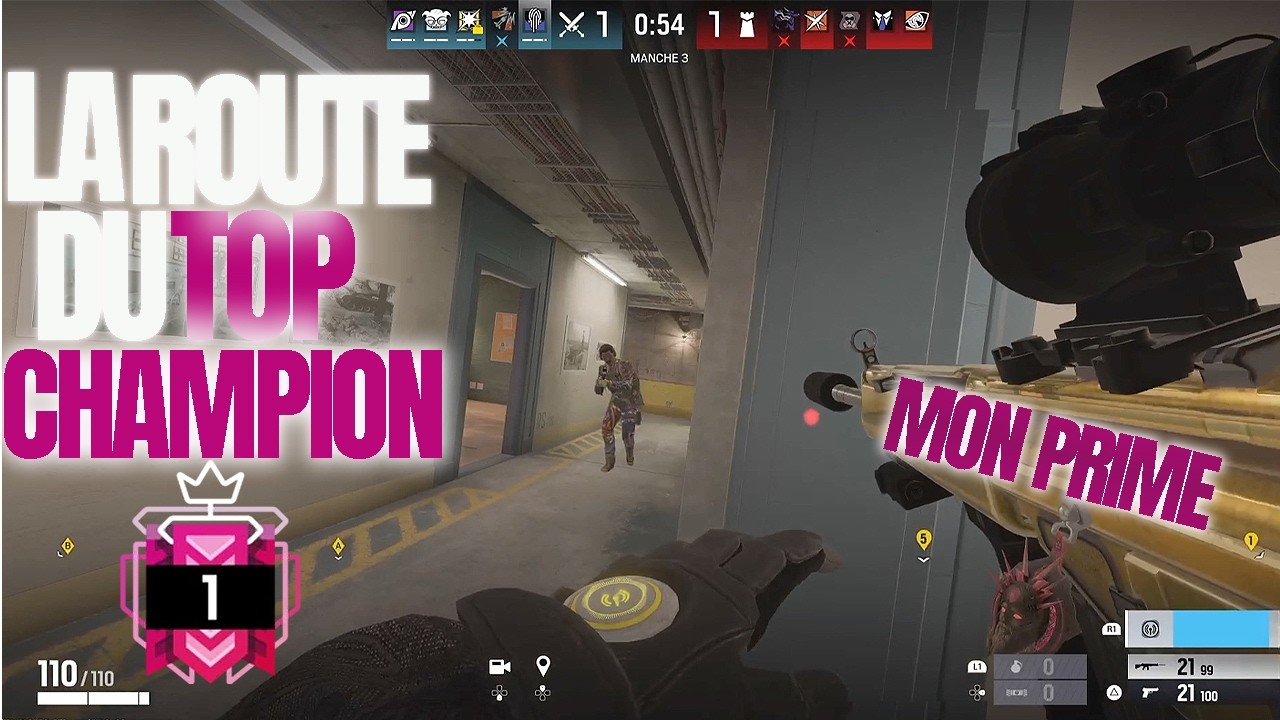LA NOUVELLE ROUTE DU CHAMPION : JE SUIS OFFICIELLEMENT PASSÉ TOP CHAMPION SUR RAINBOW SIX SIEGE X !