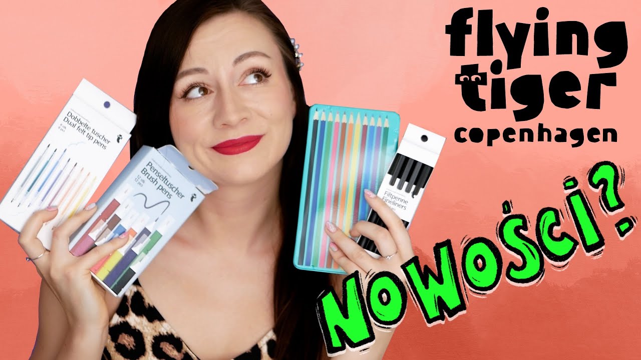 TESTUJĘ produkty do RYSOWANIA z FLYING TIGER!