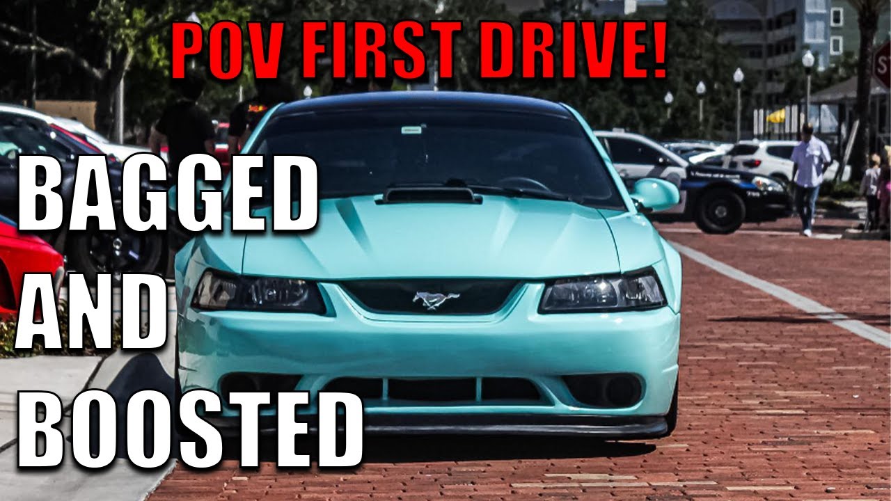 (POV) First Drive of My BOOSTED Mustang GT!