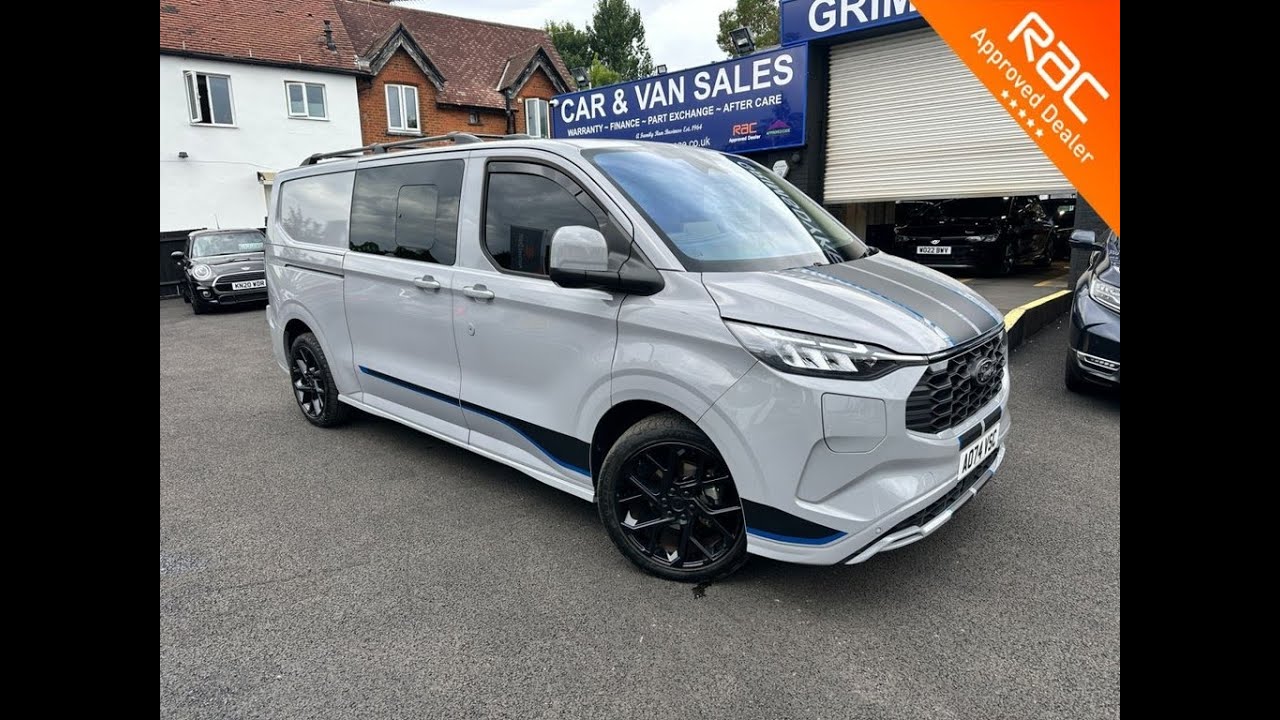 FORD TRANSIT CUSTOM 2.5 320 Duratec 11.8kWh Sport Double Cab 5dr Petrol Plug-in Hybrid Auto L2 H1
