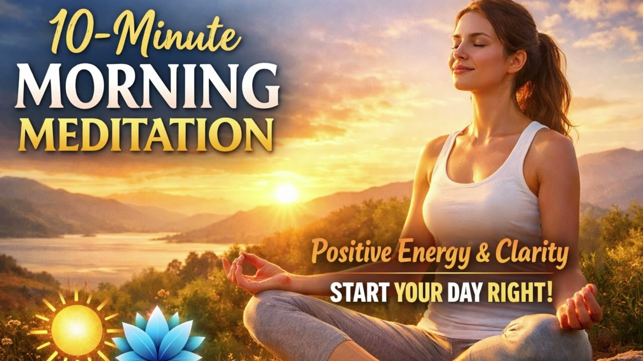 10-Minute Morning Meditation for Positive Energy and Clarity | Guided Mindfulness to Start Your Day