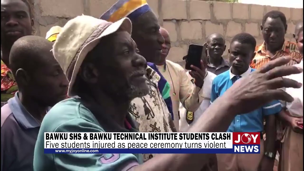 Bawku SHS & Technical Institute students clash: 5 students injured as peace ceremony turns violent.
