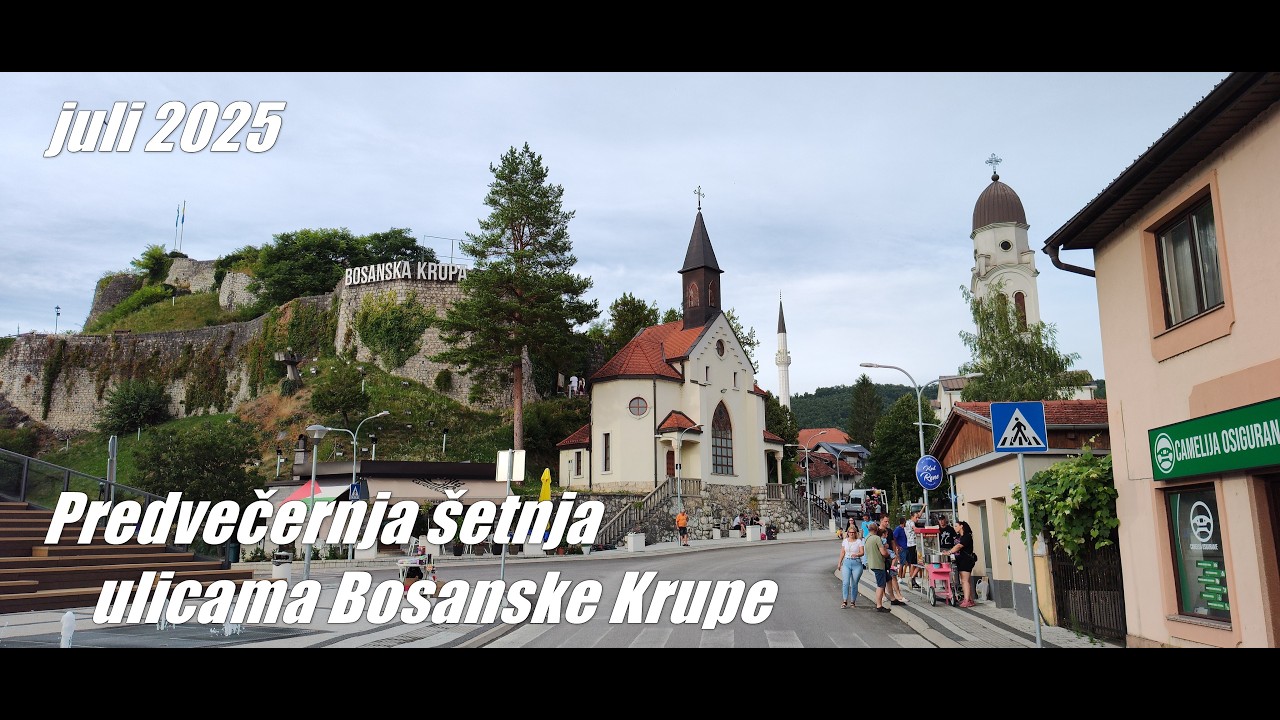 Predvečernja šetnja sporednim ulicama Bosanske Krupe (07/2025) - Bosanska Krupa